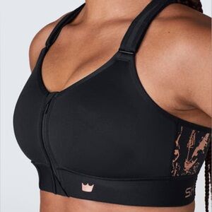 SHEFIT Flex Sports Bra Black Luxe NWT